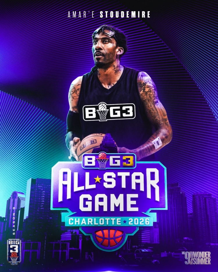 威少没消息小斯先到！BIG3官宣小斯将出战22日进行的BIG3全明星赛